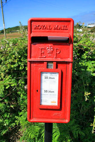 Rhoscolyn post box