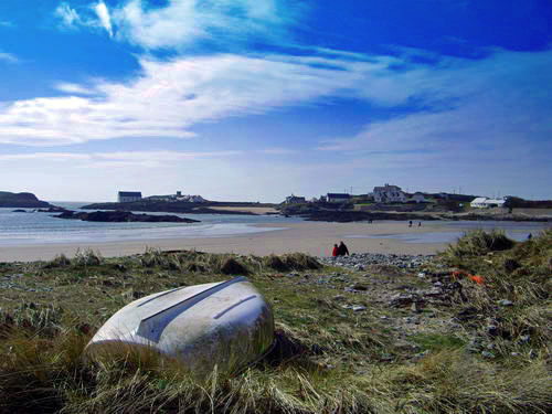 Boat at Rhoscolyn Beach